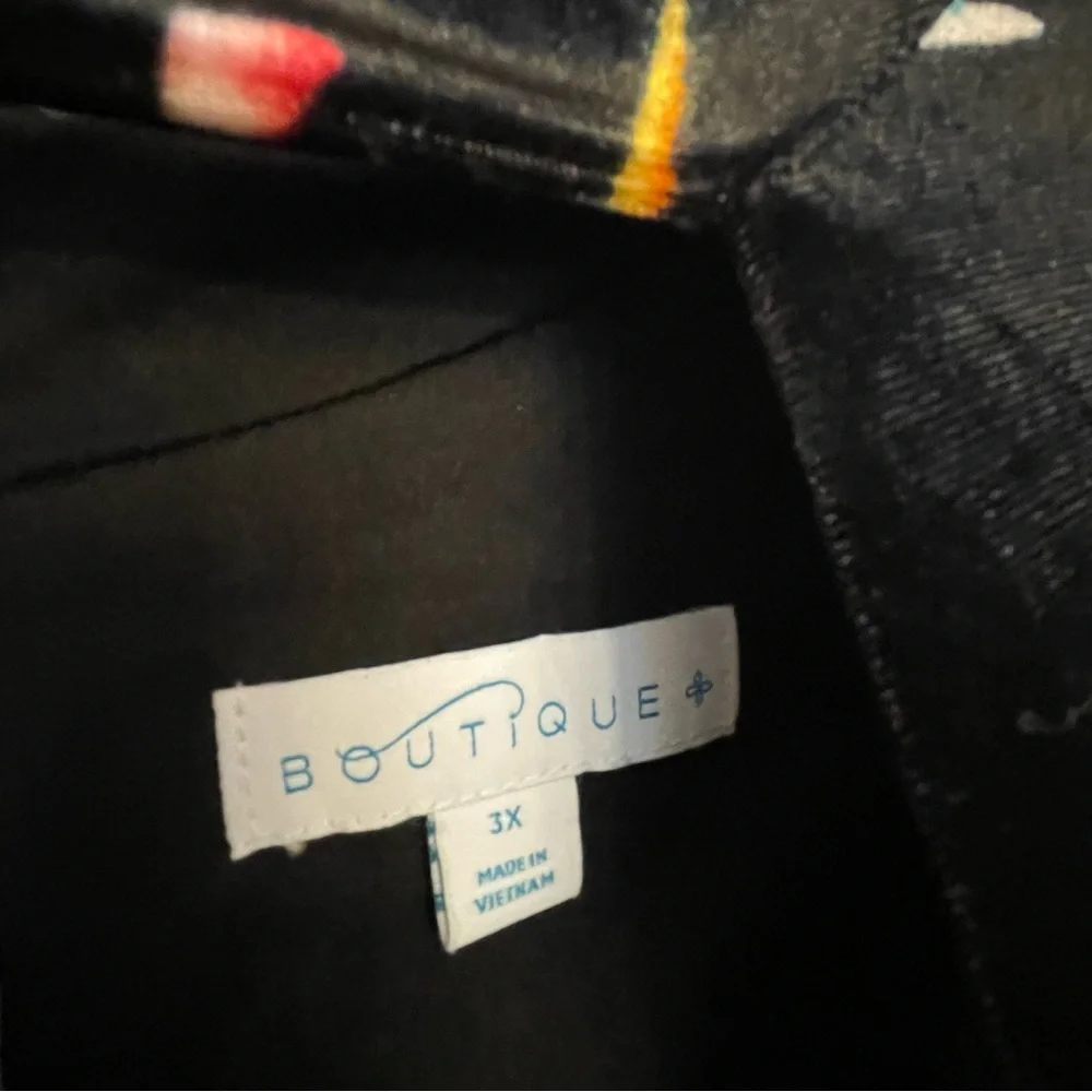 Boutique 9 Floral Long Sleeve Velvety Dress - Picture 5 of 7